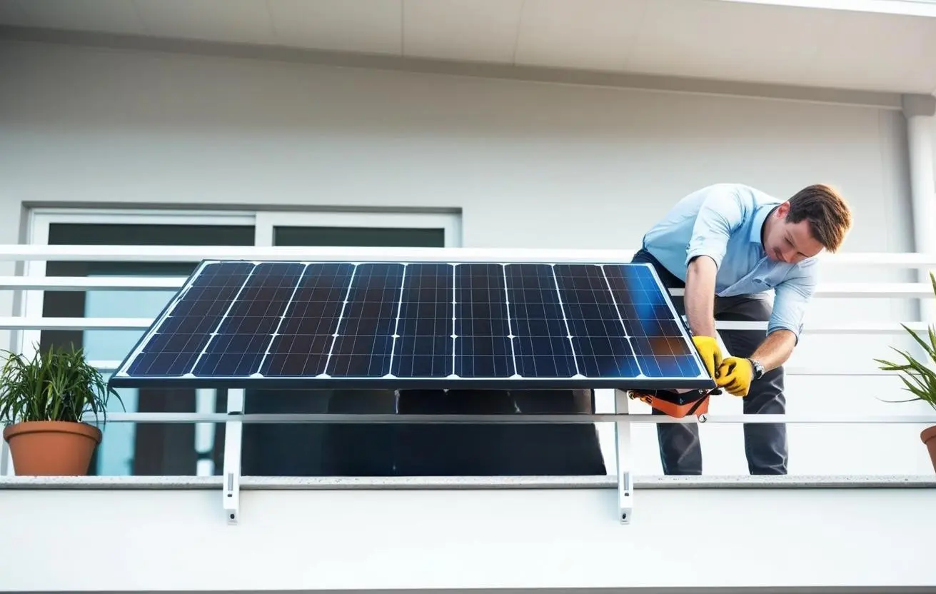 Installer panneau solaire plug and play sunigo